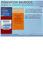 Mobile Screenshot of fondationbaudoux.fr